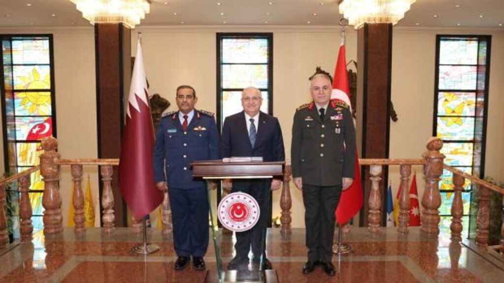 Bakan Güler, Katar Genelkurmay Başkanı’nı kabul etti