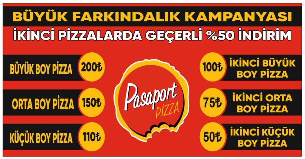 Küçükçekmece Pasaport Pizza’da Uygun Fiyatlı Pizzalar