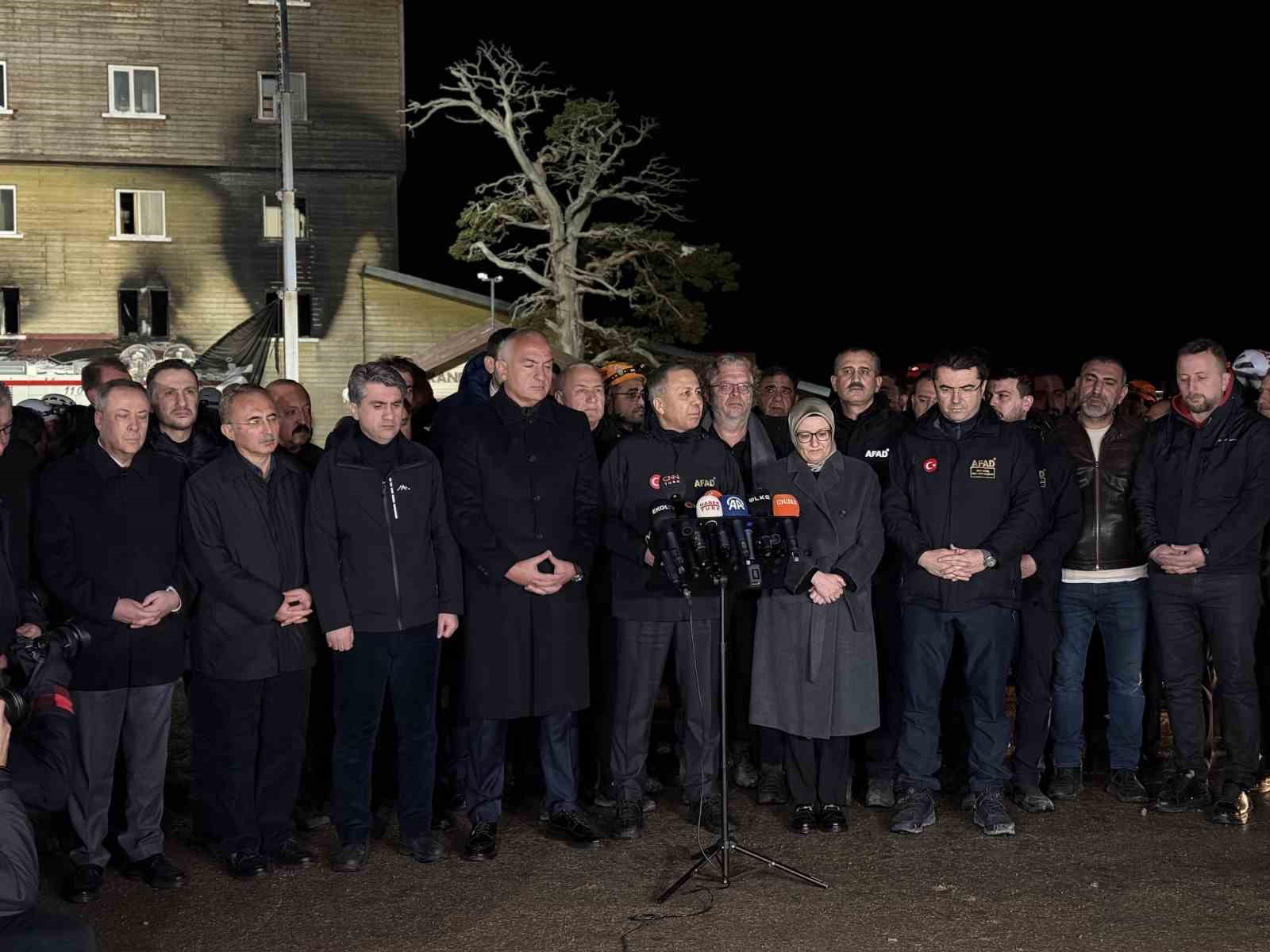 Bakan Yerlikaya açıkladı: Otel yangınında ölü sayısı 76’ya yükseldi