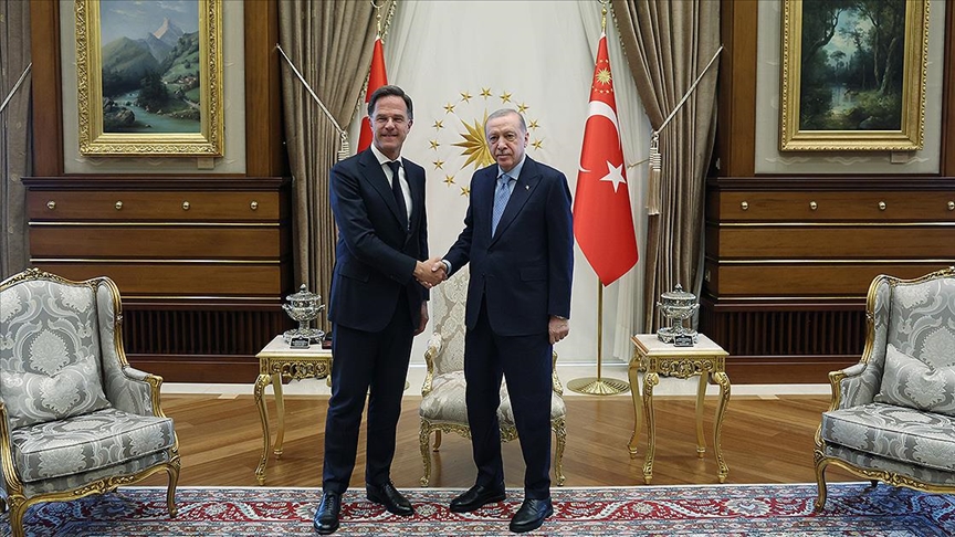 Erdoğan, NATO Genel Sekreteri Rutte’yi Kabul Etti