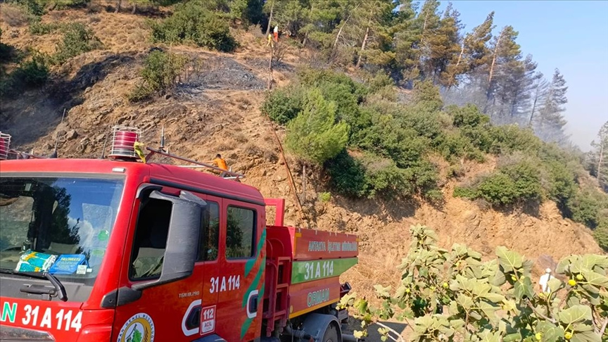 Hatay da Çıkan Orman Yangını Kontrol Altına Alındı