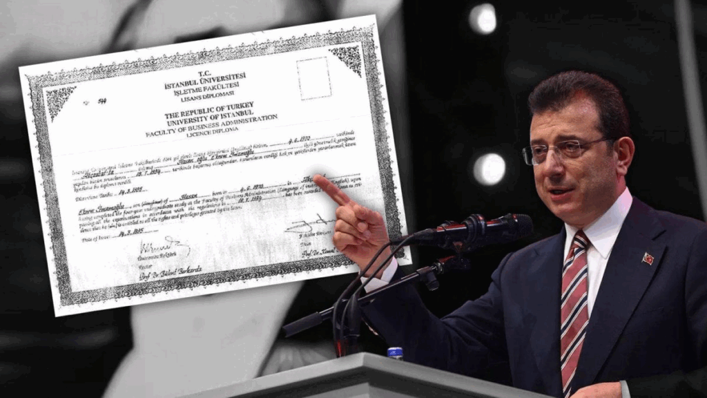 İmamoğlu’ndan ‘Sahte Diploma’ Tepkisi!